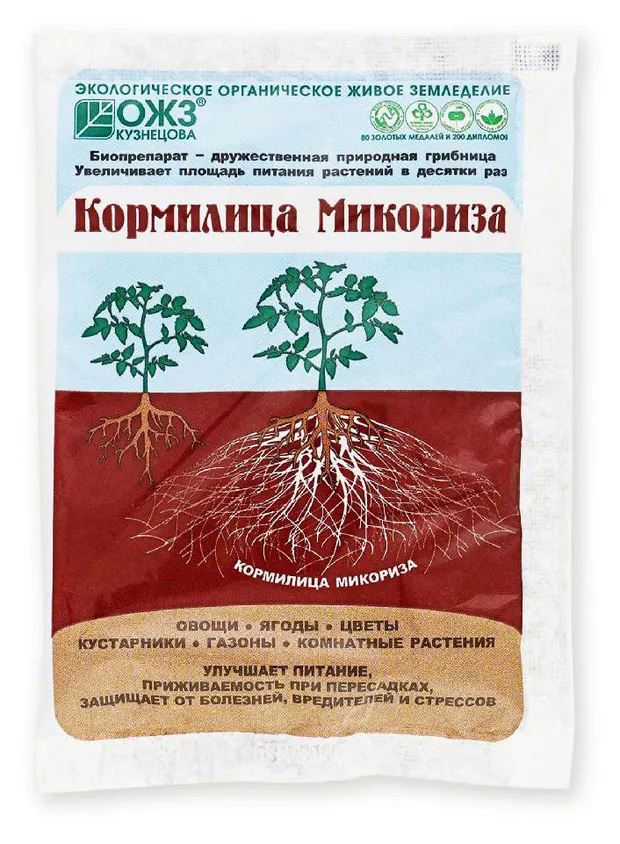 Удобрение БашИнком Кормилица Микориза для корней, 1 л