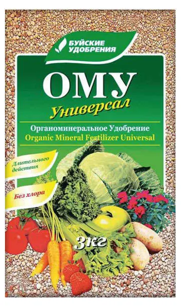 Удобрение универсальное Буйские удобрения ОМУ, 3 кг