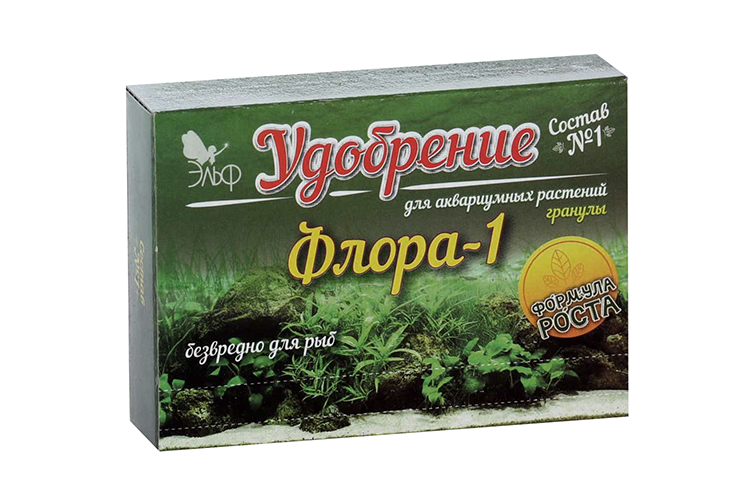 Удобрения для аквариумных растений "Флора-1" состав №1, гранулы, 100 г