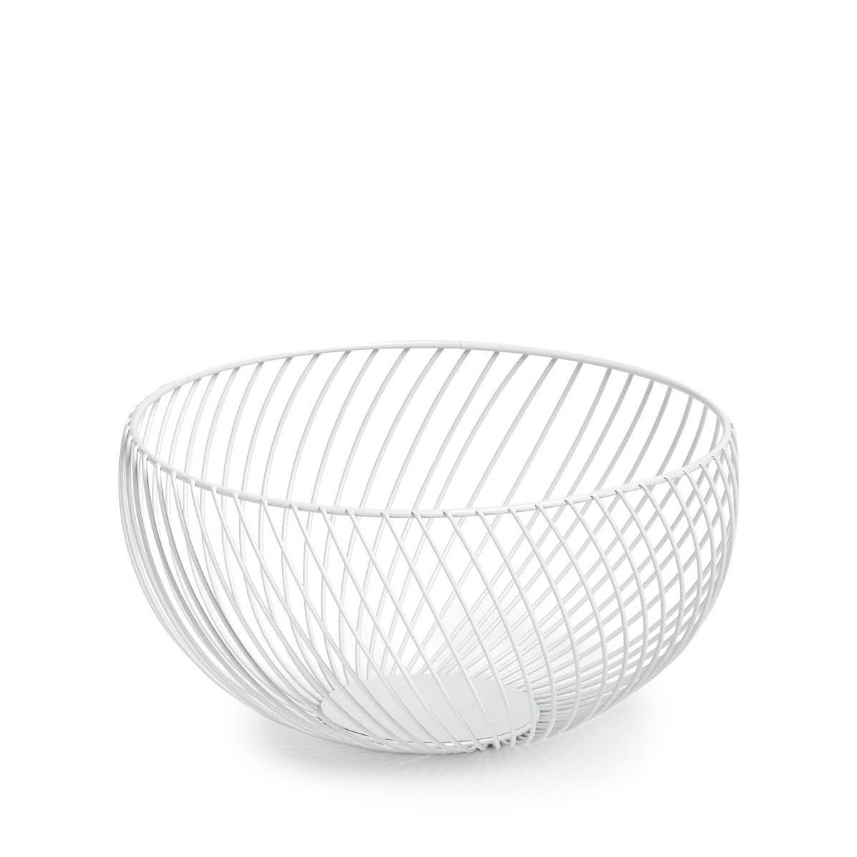 Ваза для фруктов Zeller белая 26,5x13,5 см