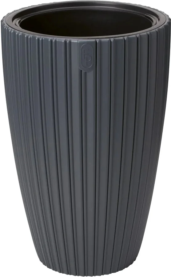 Вазон Form-Plastic Mika Slim FP-5100-014 (антрацит)