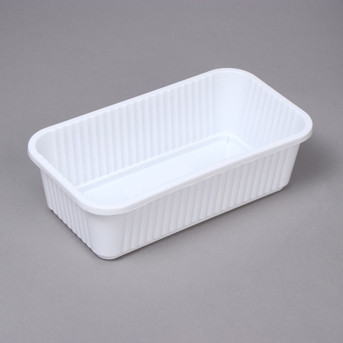 Ящик для цветов, 28.5×15.5×8.5 см, 2.5 л, пластик, белый, Greengo
