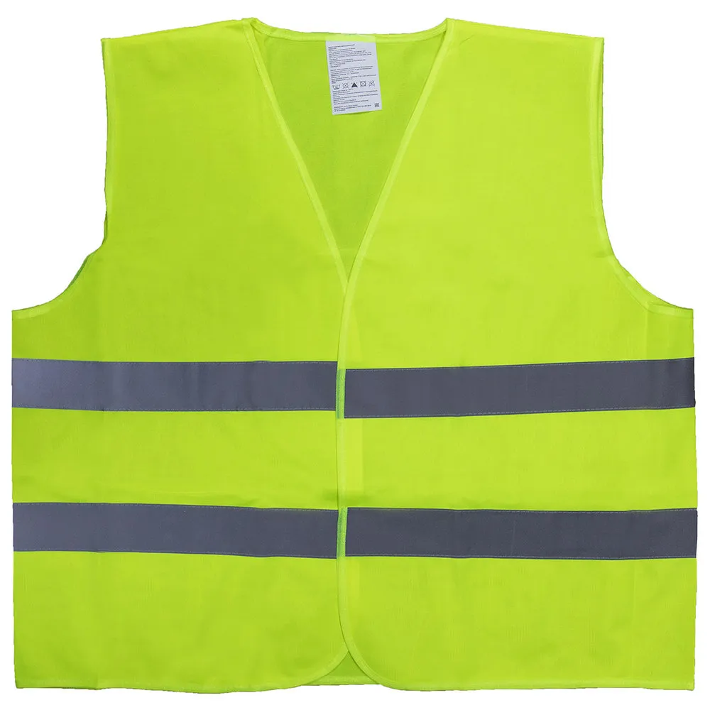 Жилет светоотражающий XXL 120 г/кв.м салатовый гост 12.4.281-2014, SKYWAY S09001005